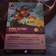 Disney Lorcana Winnie The Poo - Hunny Archmage Epic Foil Attack Of The Vine Nm