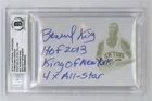 Bernard King 2016-17 National Treasures Printing Plate 1/1 Signed 3 Ins BGS Auto