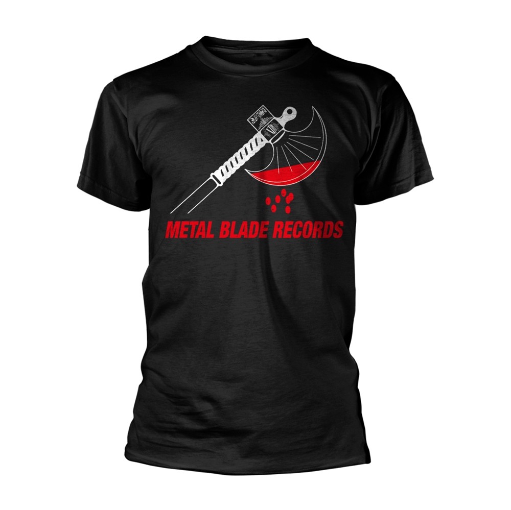 METAL BLADE RECORDS - AXE LOGO BLACK T-Shirt Small