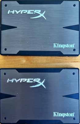 Lot of 2 - Kingston HyperX 120GB 2.5  SATA III SSD   SH103S3/120G