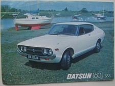 Datsun 160j Sss Sales Brochure 1976-1977 Single Sheet Only Fair Condition Datsun 160j Sss Sales Brochure 1976-1977 Single Sheet Only Fair Condition