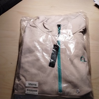 Brand New Vivint Smart Home Jacket 2X Lt Tan Gray  Windbreaker Puffer Sales Work