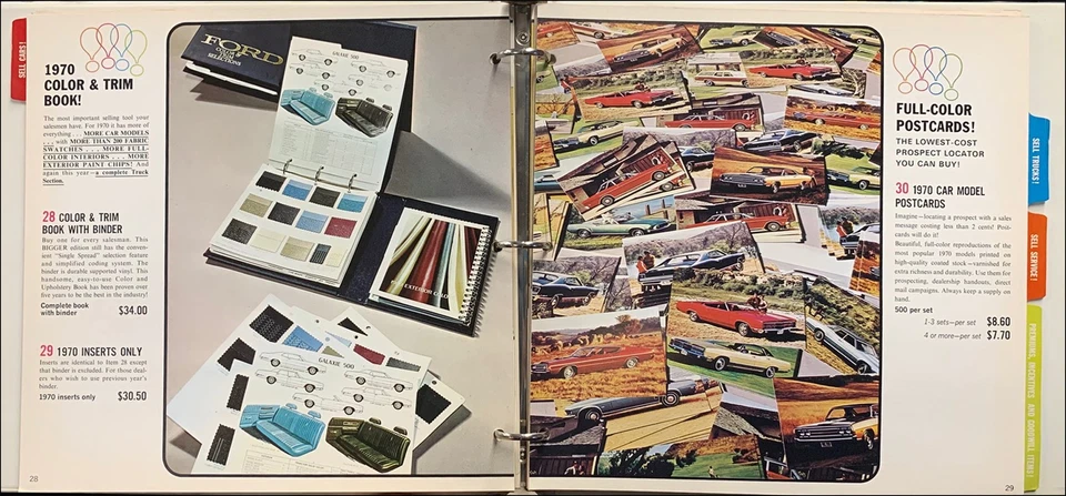 1970 Ford Announcement Album Merchandising Materials Signs Ads Posters Promos - Image 2 of 2