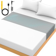 Grounding Mat for Bed 90 Organic Cotton 10 Pure Silver Fiber, Grounding Fit...