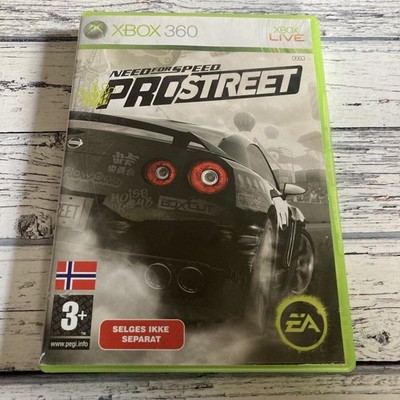Need for Speed ProStreet Xbox 360 mit Handbuch Norwegen Version 