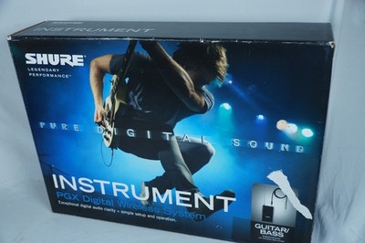 New Professional Shure PGXD14 Guitar / Bass Digital Wireless Bodypack System