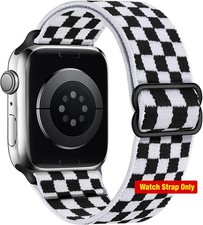 Stretchy Nylon Loop Strap Compatible with Apple Watch 38mm 40mm 41mm 44mm