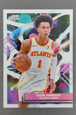 2025-26 Topps Cosmic Chrome Jalen Johnson White Hole Refractor SP #29 Hawks