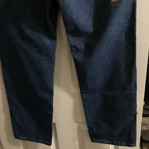 Wrangler Jeans Men 33x32 Blue 5-Star Premium Hero Relaxed Straight Rugged NWT - Picture 8 of 23