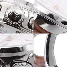 Hamilton Jazzmaster Maestro Auto Chrono Watch SS Leather 40mm 8