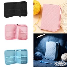 Crochet Hook Case Versatile Crochet Organizer Case for Various Crochet Hook