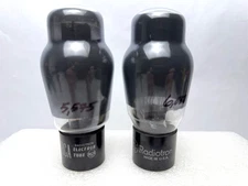 RCA Radiotron 6L6G Matched Tube Pair. Tests 5575/6000 umhos Excellent!