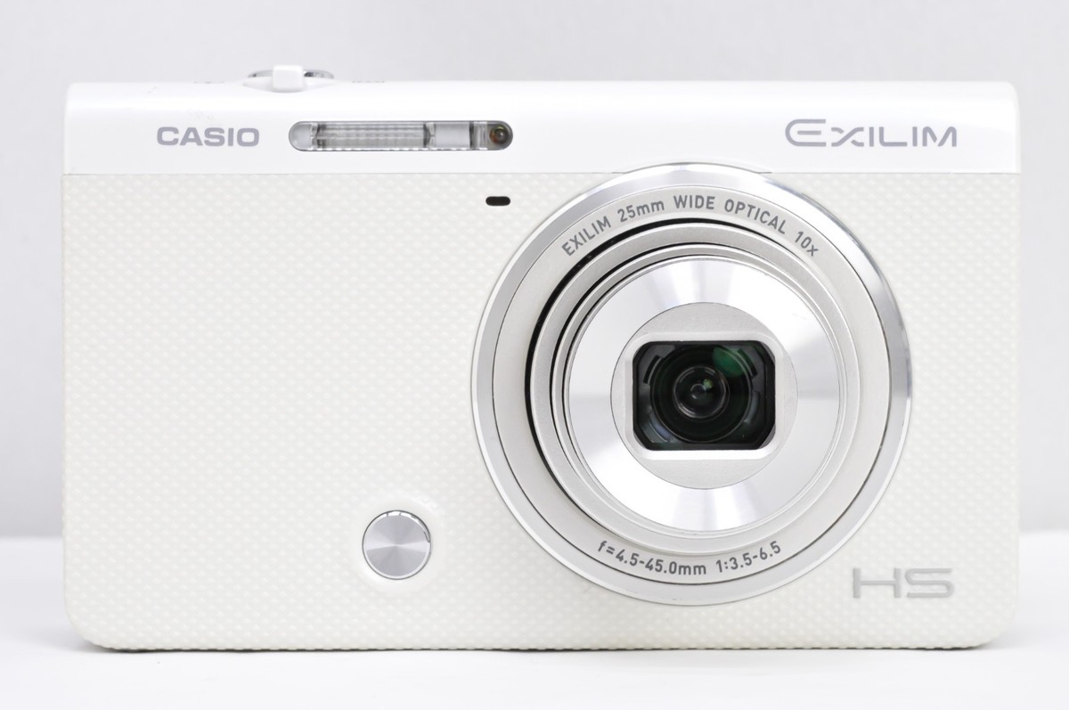 Mint CASIO EXILIM EX-ZR50 White 16.1MP 10x Zoom Digital Camera