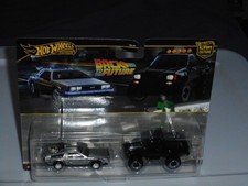 2026 HOT WHEELS PREMIUM 2 PACK BACK TO FUTURE TIME MACHINE TOYOTA TRUCK