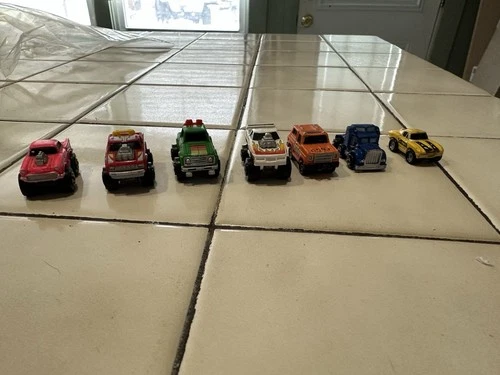 VINTAGE 1989 MILTON BRADLEY CRASH CANYON Car Lot 7 Included Cars Only