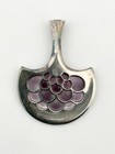Vintage David Andersen Norway Sterling 925 Pendant W/ Purple Enamel — photo 3