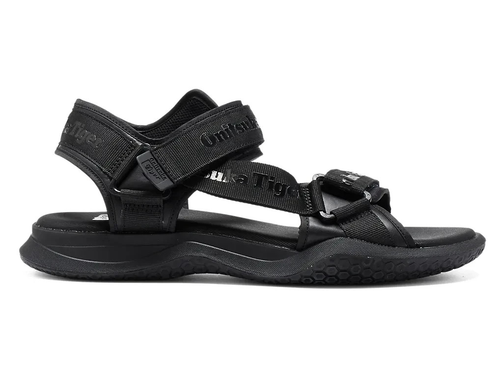 Onitsuka Tiger Sandals OHBORI STRAP 1183B305.002 BLACK / BLACK | eBay