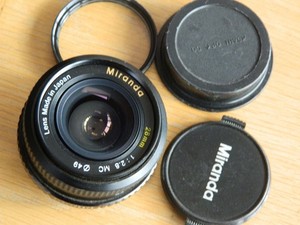 Miranda MC 28mm f2.8 Manual Focus Lens Pentax K Mount NICE