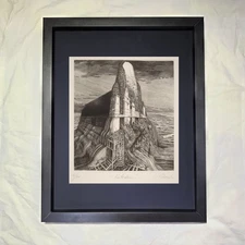 Krzysztof Skórczewski "Cathedral" CUSTOM FRAMED Art