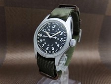 HAMILTON khaki MECHANICAL Watch Field Mechanical SS Black Dial Manual Winding