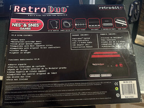 RETRO DUO CONSOLE SNES & NES DUAL 2 IN 1 SYSTEM 