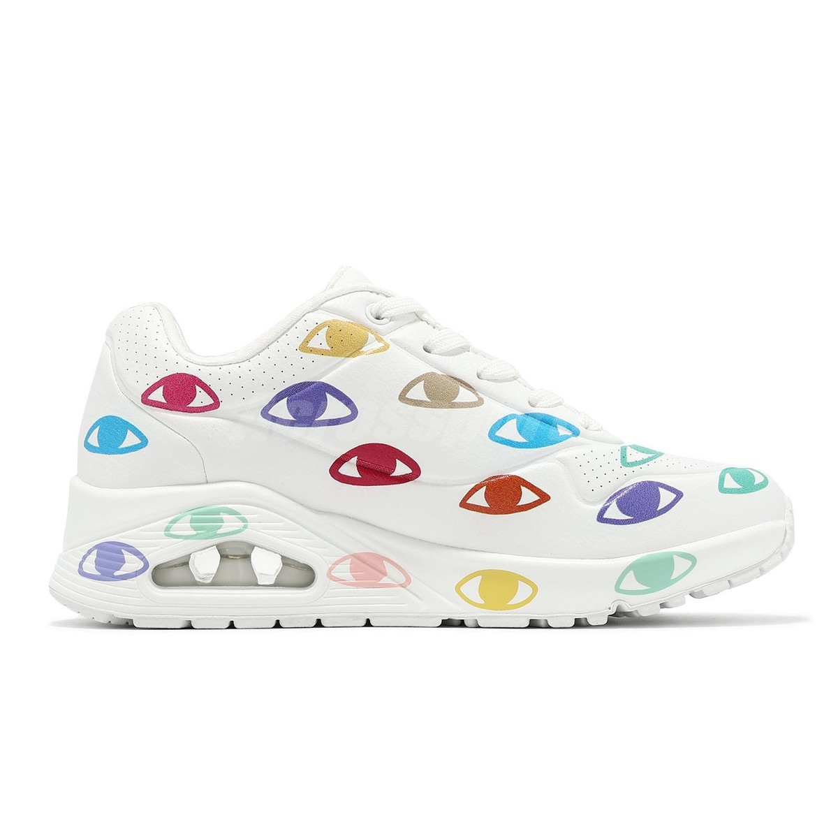 Skechers x Ricardo Cavolo Uno-Many Eyes White Multi Women Casual