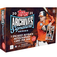 2025 Topps Archives Signature Series Active Player Hobby Box Factory Sealed
