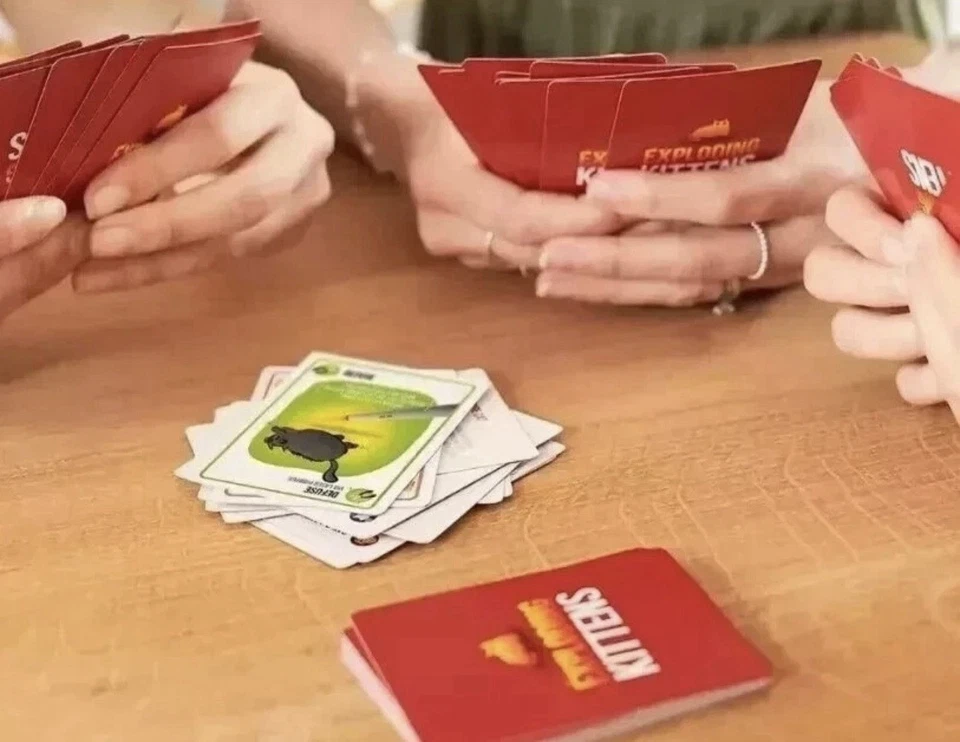 New Exploding Kittens Card Game Original Fun Family Adults & Kids - Image 4 of 4