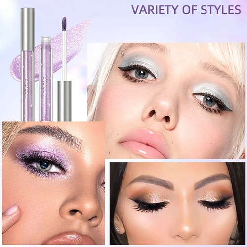 Eye shadow Color Makeup GLITTER Eyeshadow Nail Nails Shimmer Metallic Body ♧ - Picture 4 of 20