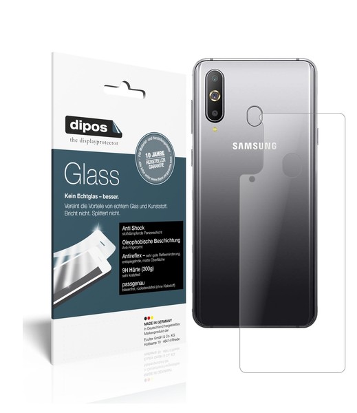 2X Schutzfolie FüR Samsung Galaxy A8S RüCkseite Matt - Anti-Shock 9H Folie Dipos-image