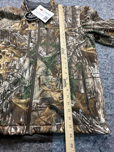 RealTree Xtra Midway USA Jacket Men’s Large Camouflage Hunting Coat Full Zip BN - Picture 8 of 11