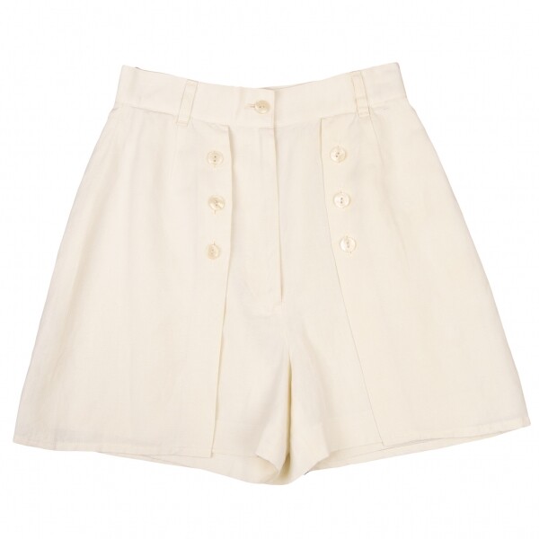 JUNIOR GAULTIER✦同色異素材切替design✧ShortPants JUNIOR GAULTIER Button Design Shots Size 40(K-137317) | eBay