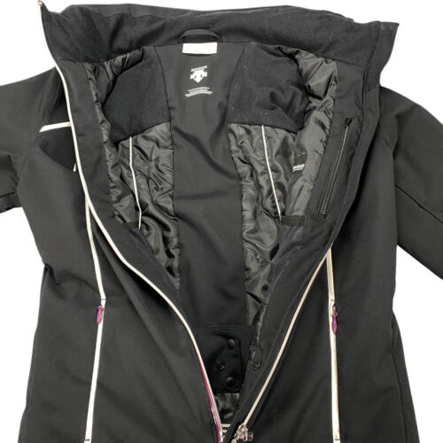 Descente Women's Bree Ski Hooded Insulated Jacket Size US 4 Black - Picture 2 of 19