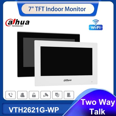 Dahua VTH2621G-WP Wi-Fi PoE 7'' IP Indoor Monitor Doorbell Video Intercom Audio