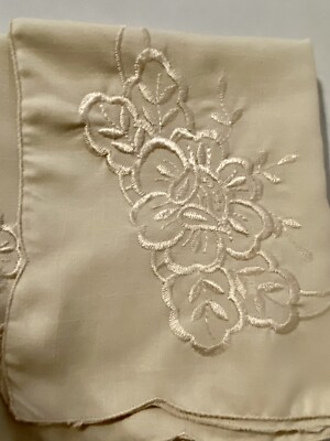 green emerald velvet dress Vintage Embroidered Floral Table Scarf - Colorful Handstitched Kitchen  Cloth 37x11
