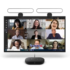 Video Conference Lighting Kit, Dual LED Lights for Live Streaming Computer Light