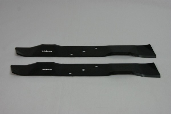 2X Messer F. Stiga Villa85 M Rasentraktor AufsitzmäHer Ersatzmesser Mulcher Neu!-image
