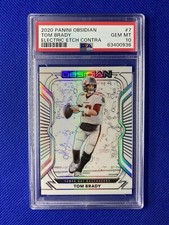 2020 Obsidian Electric Etch Contra Tom Brady SSP CASE HIT PSA 10 🔥 Pop 3