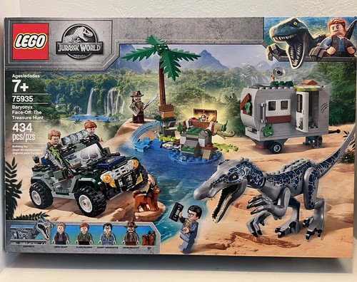lego jurassic world baryonyx face off