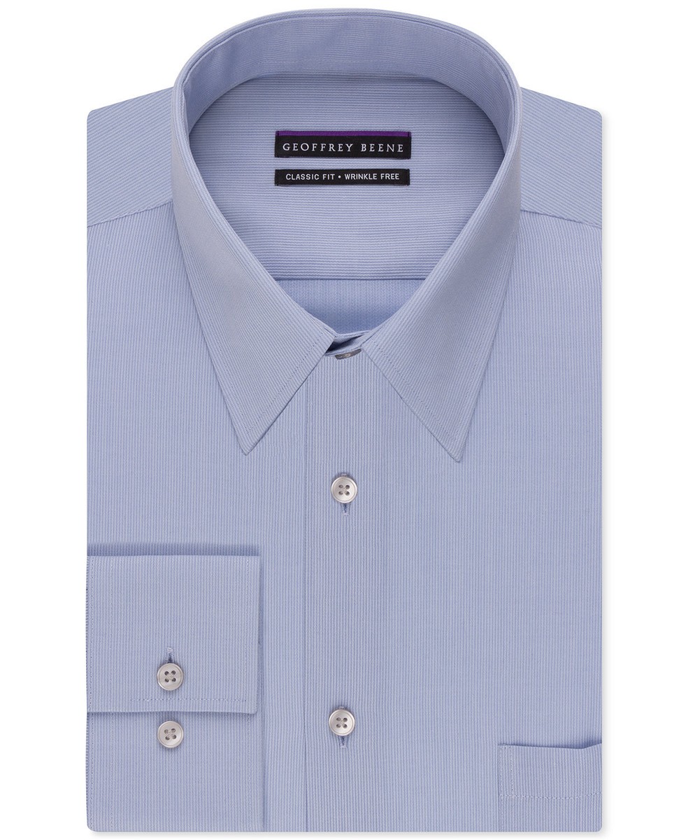 geoffrey beene fitted wrinkle free dress shirts Geoffrey Beene Men's Dress Shirt Fitted Sateen Solid at Amazon Men's  Clothing store