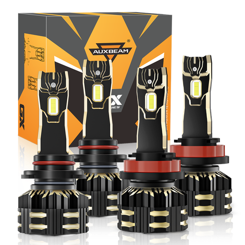 AUXBEAM GX H11 LED Headlight Kit High Low Beam White Bulb 120W 110W 90W 72W 52W