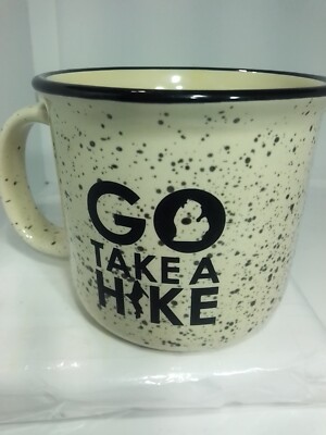 GO TAKE A HIKE COFFEE MUG. GO TAKE A HIKE MUG. Art Deco Mug. B267