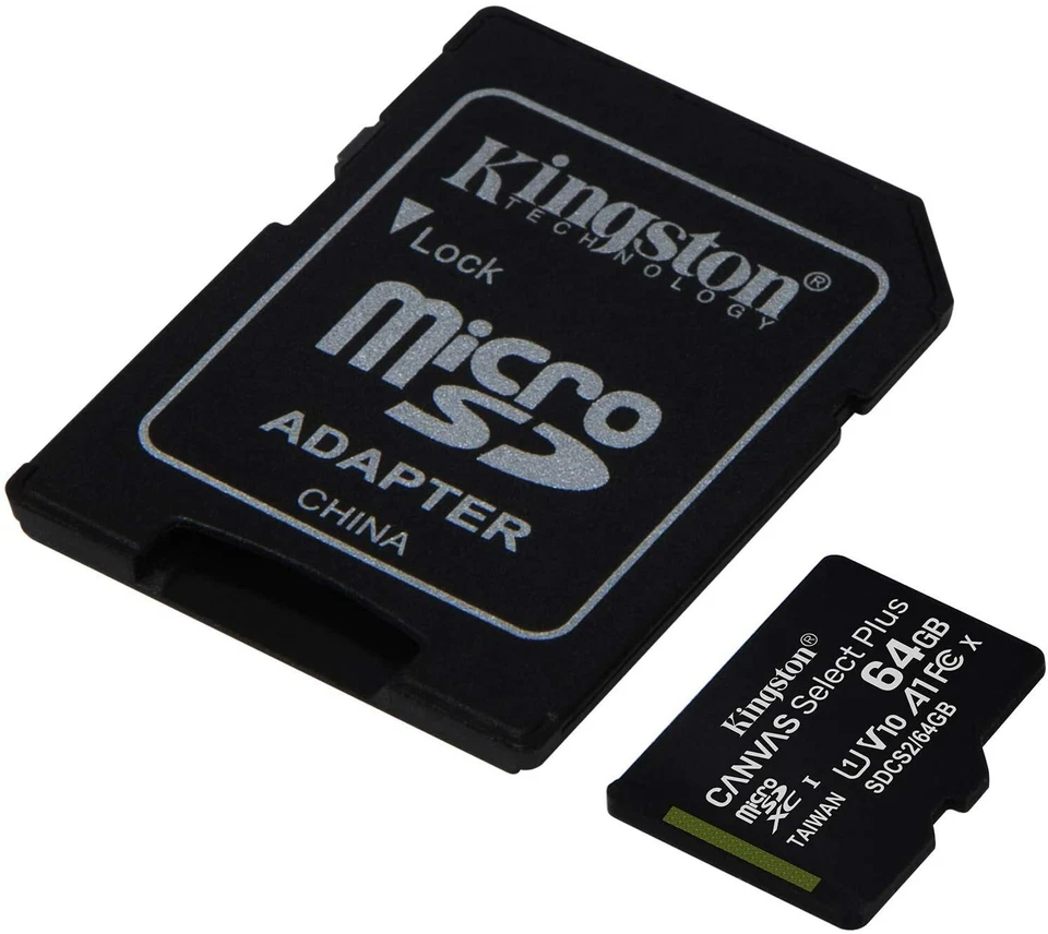 Kingston 64GB microSDXC Canvas Select Plus 100MB/s Read A1 Class 10 UHS-I Memory - Image 2 of 4