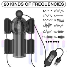 Male-Electric-Penis Trainer Pump Penis-Enlarge-Sleeve-Penis-Extender-Reusable