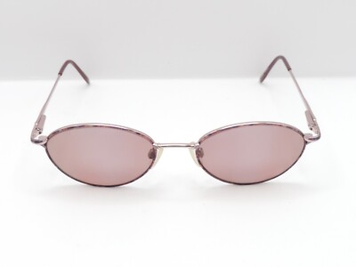 GLORIA VANDERBILT M18 OVAL SUNGLASSES RED 54-19-140 USED*