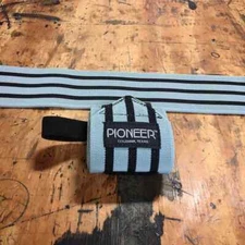 Pioneer Silver Beast Powerlifting Wrist Wraps - 12in, 24in, 36in