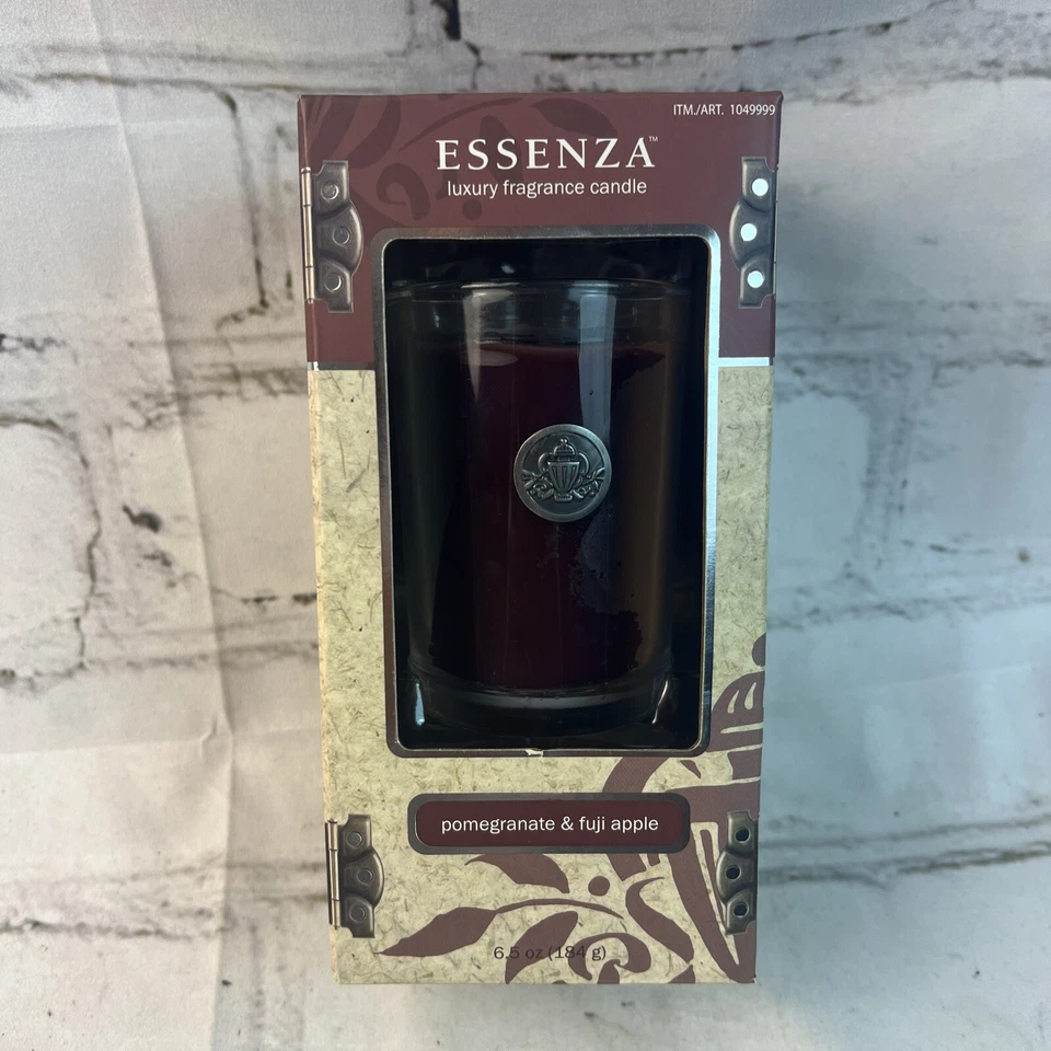 Essenza роскошь аромат свечи гранат и Fuji яблоко красный 6,5 унций новый - Изображение 2 из 4