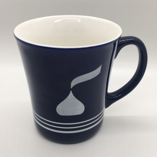 Hershey’s Chocolate Blue & White Single Hershey Kiss Coffee Mug - Imagen 1 de 6