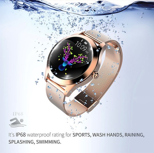Smartwatch KW10 IMPERMEABILE IP68 Bluetooth notifiche per Android e iOS  Valentine | eBay