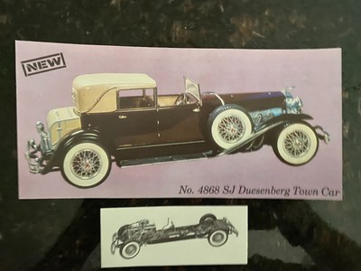 Hubley   Duesenberg Decal #8